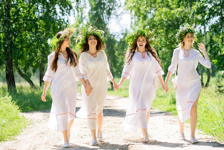 Slavic girls in Alma Ata