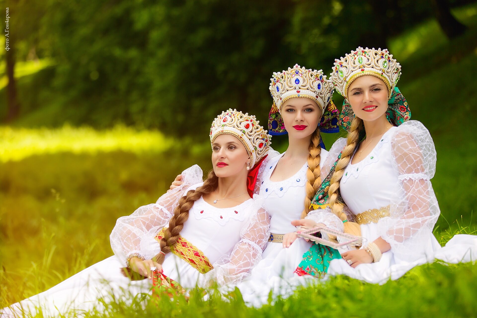 Slavic women in Alma Ata