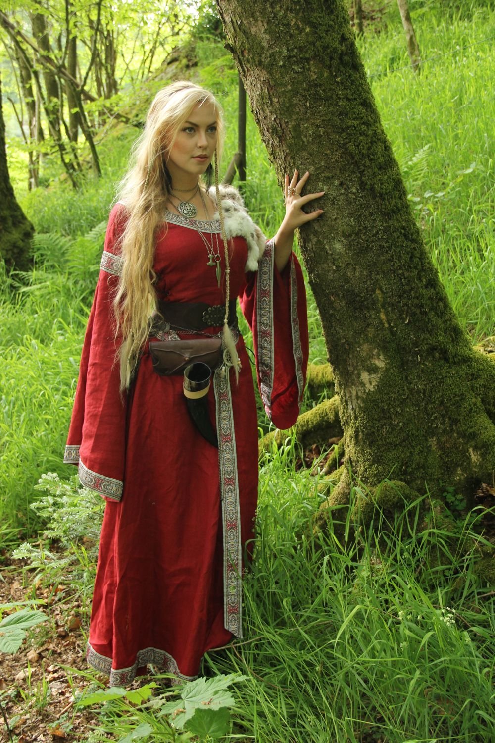 Women in Slavic costumes in Alma Ata