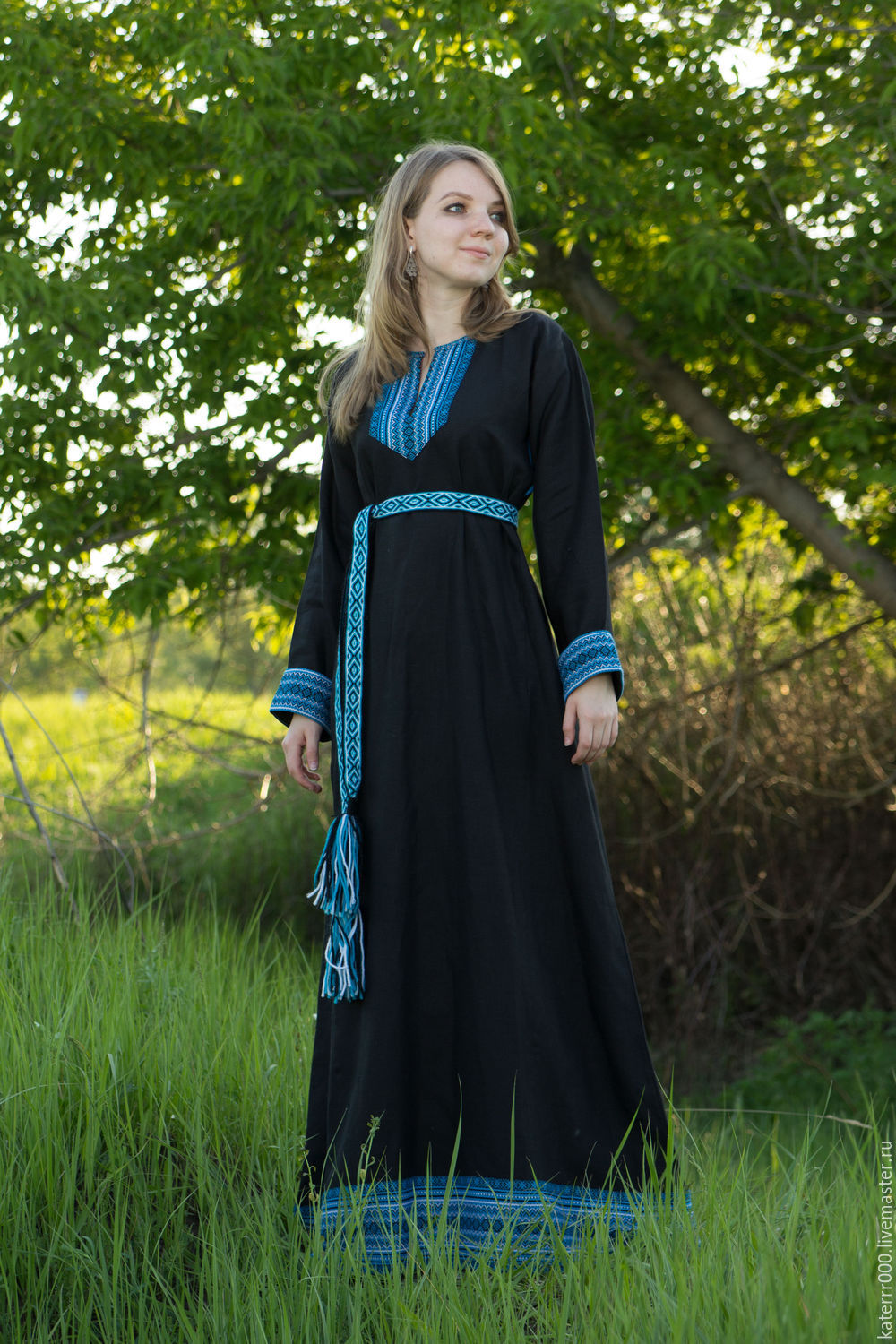 Women in Slavic costumes in Alma Ata