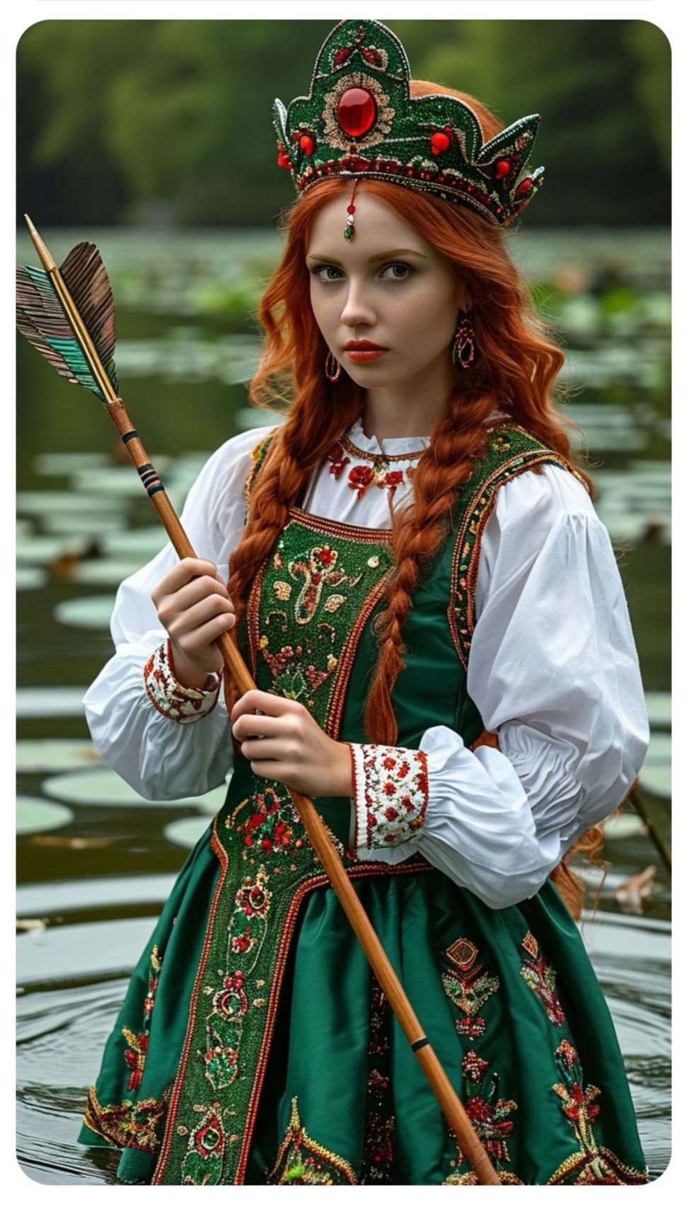 Nude girl Girls in Slavic costumes in Alma Ata