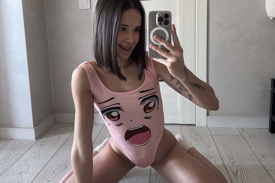 Model Tina in Alma Ata